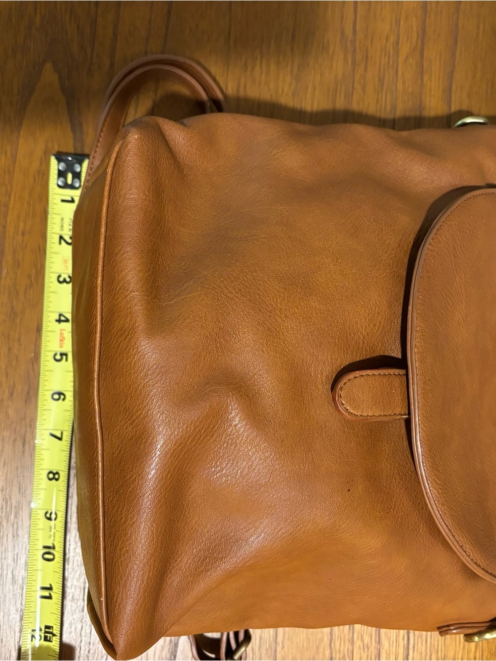 Antik Kraft Brown Vegan Leather Backpack | Boho Minimalist Rucksack - Picture 8 of 10